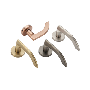 Elegant Solid Brass Door <b>Handle</b> Set with Mortise <b>Lock</b> |Luxury Lever <b>Handles</b> for Interior Doors, Office & Hotel Interior Decor - Product Image 1