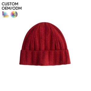 Mens premium <b>beanie</b> hat cotton rib knit style custom logo OEM ODM support for private label brands - Product Image 6