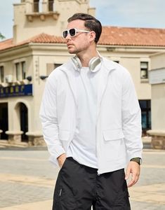 เสื้อแจ็คเก็ตกันลมสำหรับทุกเพศ พร้อมบริการออกแบบโลโก้ตามสั่ง - Product Image 3