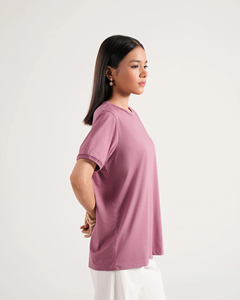 เสื้อยืดลำลองผ้าขนสัตว์สำหรับผู้หญิง - เนื้อผ้านุ่ม สวมใส่สบายทุกวัน เพื่อความสบายและแฟชั่นในชีวิตประจำวัน - Product Image 2