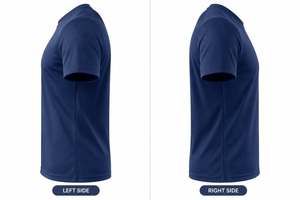 Camiseta Deportiva de Secado Rápido para Hombre, Manga Corta, Cuello Redondo, Corte Ajustado, Tejido de Poliéster/Spandex, Longitud Regular, 170 GSM - Product Image 3