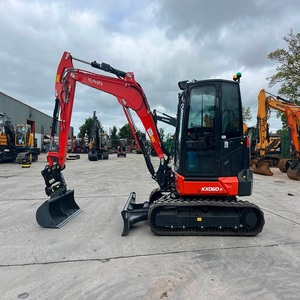 ซื้อรถขุดขนาดเล็ก Kubota KX060-5 พร้อมปั๊มคอนกรีต เครื่องจักรก่อสร้างพร้อมรางและเครื่องยนต์มือสอง - Product Image 2