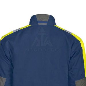 Wholesale Breathable Reflective Hi Visibility <b>Work</b> <b>Overalls</b> Full Sleeve Button Collar Solid Color Safety Wear Side Pockets - Product Image 6