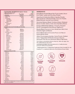 Proteína Vegetal en Polvo 20-25g de Proteína Suplemento Vegano con BCAA, EAA y Fibra Recuperación Muscular Sabor Chocolate y Mantequilla de Cacahuete - Product Image 6