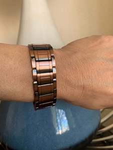 สร้อยข้อมือทองแดงแท้ทรงหนัก ดีไซน์งดงาม พร้อมพลังแม่เหล็ก 4 ธาตุ ช่วยปรับสมดุลพลังงาน บำบัดความสงบและสร้างความสุข - Product Image 5