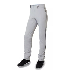 Uniforme de Béisbol Personalizado para Hombre, Camiseta Dorada con Cuello en V, Pantalones Blancos con Franja Naranja, Poliéster Sublimado, para Todas las Temporadas - Product Image 6