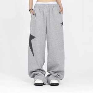 กางเกงวอร์มผ้าฝ้ายพิมพ์ลายดาวแบบกำหนดเองสำหรับผู้หญิง กางเกงจ็อกเกอร์ลำลองทรงหลวมพิเศษ กางเกงจากผู้ผลิตในปากีสถาน - Product Image 6