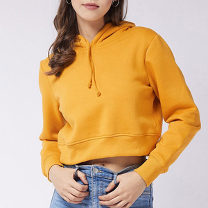 Sweat à capuche personnalisé pour femme, rouge, en molleton épais, coupe oversize, vierge, avec poche 2026 - Product Image 1
