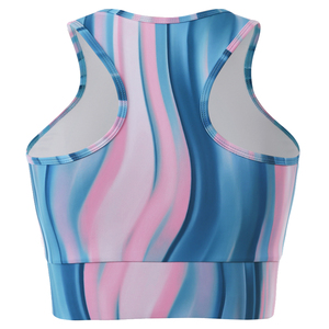 เสื้อชั้นในออกกำลังกายแบบซับลิเมชั่น ระบายอากาศได้ดี รองรับแรงกระแทกสูง เหมาะสำหรับวิ่ง ฟิตเนส โยคะ และยิม พร้อมฟองน้ำเสริม - Product Image 6