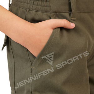 Casual Style 100% Cotton Canvas Tactical Pants Winter Zipper Fly Breathable Hiking Hunting Cargo Multi-Pockets Long Trouser - Product Image 5