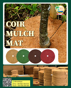 Manta de Fibra de Coco de 35 cm de la Mejor Calidad para Retención de Humedad, Control de Malezas y Decoración de Plantas por COCO HITECH - Product Image 1