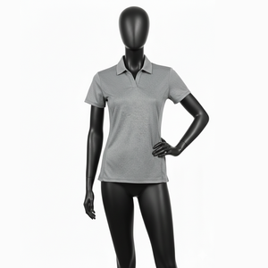 เสื้อโปโลผู้หญิงคุณภาพสูงรุ่นใหม่มาแรง ผ้าฝ้าย 100% เป็นมิตรกับสิ่งแวดล้อม ระบายอากาศได้ดี เสื้อกอล์ฟ ผ้าหนัก 220 กรัม - Product Image 1