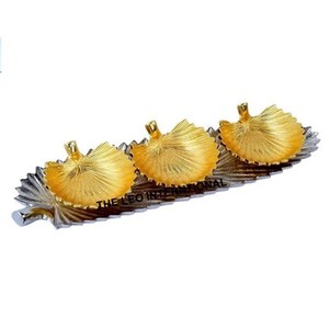 Tazón Decorativo de Aluminio Hecho a Mano con Diseño de Alas, Sin Níquel, para Organizar Frutas y Verduras en el Hogar - Product Image 2