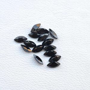 7x14mm Natural Black <b>Onyx</b> Faceted Marquise Cut Hand Polished Loose Gemstone For Rings Pendant <b>Bracelet</b> Jewelry DIY Accessories - Product Image 2