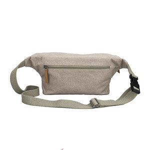 Sac banane en toile personnalisé, sac de taille tactique léger et imperméable avec fermeture éclair pour le sport en extérieur, le voyage et le cyclisme, pour hommes et femmes - Product Image 2