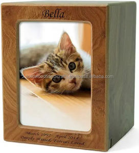 โกศไม้สำหรับเผาขี้เถ้าไม้โกศสำหรับแมวและสุนัขโกศไม้โกศ - Product Image 2