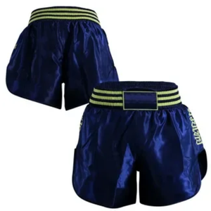 Shorts-jupes en satin 100 % polyester pour le kickboxing et le Muay Thai avec fentes latérales, respirants, taille mi-haute, vêtements de sport pour l'entraînement et la compétition - Product Image 1