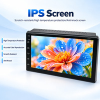 Autoradio 2 DIN Android 16 avec écran tactile IPS de 7 pouces, lecteur MP5, CCD/AHD, autoradio sans fil de 7 pouces