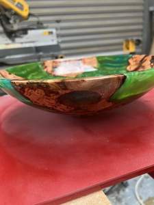 Tazón de Madera y Resina Epoxi Hecho a Mano, Libre de BPA, de Alta Demanda, para Interiores de Hogar de Lujo y Decoración de Mesa - Product Image 2