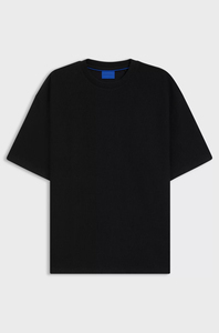 Camiseta Negra Extra Grande Premium, 100% Algodón, Estilo Urbano, Logotipo Personalizado, OEM ODM para Hombre, MARFA INTERNATIONAL - Product Image 5