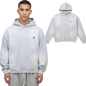 เสื้อฮู้ดดี้ผู้ชายผ้าฝ้ายฟลีซขนาดใหญ่ โลโก้เรียบง่าย สไตล์สตรีทแวร์ เสื้อฮู้ดดี้ผู้ชายแบบหนา เสื้อฮู้ดดี้ผู้ชายแบบสวมหัว ผลิตโดยโรงงานรับผลิต - Product Image 1