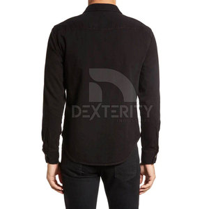 Professional Manufactured Wholesale <b>Men</b> Denim <b>Jeans</b> <b>Shirts</b> Casual Outdoor Use Winter Waterproof Breathable with Custom Logo - Product Image 4