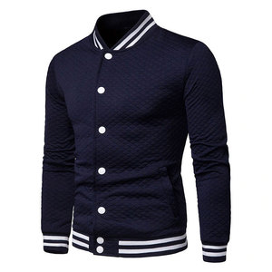 Custom Logo Streetwear High Quality Embroidery Windproof Eco-Friendly PU Leather Winter <b>Fleece</b> Bomber Letterman Varsity <b>Jacket</b> - Product Image 2
