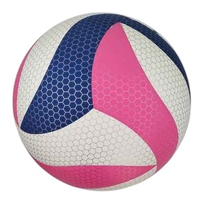 Ballon de volley-ball professionnel de compétition de qualité supérieure, avec couleurs et logo personnalisés, cousu à la machine. - Product Image 1