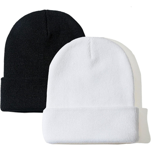 OEM Knit Beanie Hat Ribbed <b>Winter</b> <b>Cap</b> Women Men Soft Warm Stretch Plain Skull <b>Cap</b> Wholesale Supplier Hat - Product Image 3