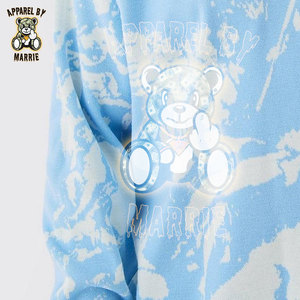 Sudadera Extra Grande Personalizada OEM para Hombre, 100% Algodón Terry, Venta al por Mayor, Tie-Dye, Streetwear, Sudadera Premium de Invierno para Hombre - Product Image 6