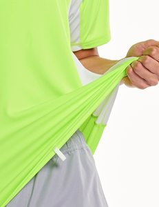 T-shirt en coton 220G rose personnalisé avec impression de lettres, col rond, manches courtes, pour homme, style décontracté, coupe Pro 2026, OEM ODM, logo personnalisé - Product Image 3