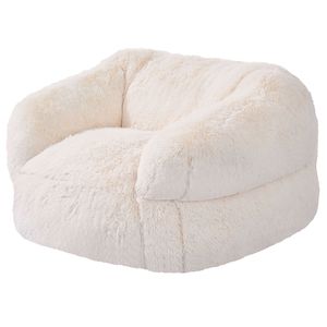 Poltrona Sacco per Adulti, Morbida e Soffice con Imbottitura in Schiuma ad Alta Densità, Pouf per Adulti con Braccioli - Product Image 1