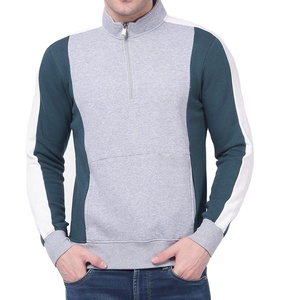 Top Trend Quality Classic Poliéster/Algodón Hombres Media cremallera Sudaderas Invierno Casual Color sólido Manga larga Heavy Duty Fleece - Product Image 1