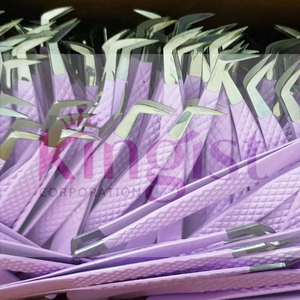 Nuevas Pinzas para Extensión de Pestañas con Punta de Fibra, Acero Inoxidable, Marca Privada, Venta al por Mayor, Juego de Pinzas para Pestañas - Product Image 4