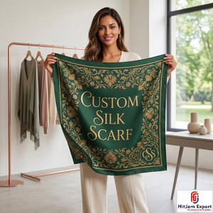 Pañuelo Hijab Cuadrado Moderno con Estampado Personalizado, Estilo Seda, Chal para la Cabeza, Fabricante Textil OEM ODM, Exportación - Product Image 2