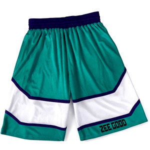 Short de basket-ball rétro personnalisé pour hommes 100% polyester maille Style décontracté anti-rides toile tissu conseil Shorts Service OEM - Product Image 1