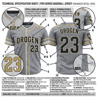 Maillot de baseball personnalisé vert olive et noir à manches courtes boutonnées, col en V, à fines rayures, respirant, en polyester, séchage rapide pour l'été