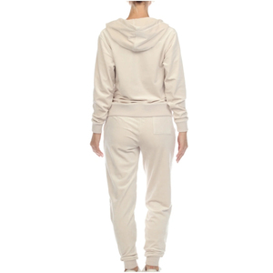 BLIZ SPORTS WEAR Conjunto Deportivo Holgado 2 en 1 para Mujer, con Capucha, 100% Algodón, Manga Larga, Bolsillos Laterales, Ropa Deportiva Informal - Product Image 3