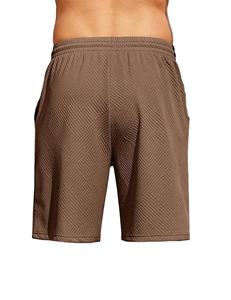 Short de gymnastique de haute qualité pour hommes, couleur personnalisée, short de basket-ball décontracté en coton avec cordon de serrage, motif solide, taille moyenne, fournisseur pakistanais - Product Image 2