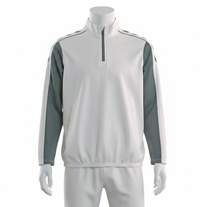 Haut de sport QZ de haute qualité, 96% polyester, 4% élasthanne, 220 g/m², avec élastique au bas. - Product Image 1