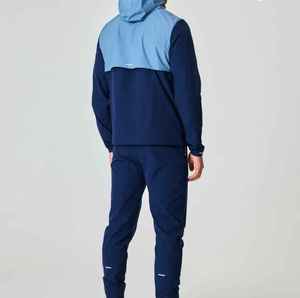 Conjunto de Chaqueta y Pantalones Deportivos Cortavientos de Invierno para Hombre, Diseño Sólido, Impermeable, Transpirable, de Nailon, Unisex, Ligero - Product Image 3