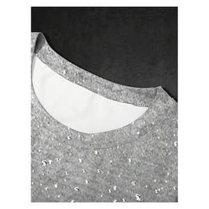 Camiseta gráfica con estampado de diamantes de imitación para hombre, camiseta de manga corta con cuello redondo, camiseta informal de verano de inspiración vintage, Top informal brillante - Product Image 6