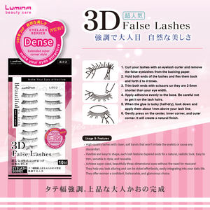 Pestañas Postizas 3D de Alta Calidad Hechas a Mano, Reutilizables, Autoadhesivas, Súper Elásticas, LE01, Venta al Por Mayor por King & Lady Mate - Product Image 5