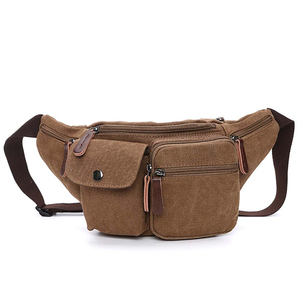 Sac de ceinture pour sports de plein air, sac de ceinture durable avec plusieurs poches zippées, sangle réglable pour la course à pied, la randonnée et les voyages - Product Image 6