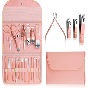 High Quality CE Certified Home Podiatry <b>Kit</b> 6 German Stainless Steel Instruments New Arrival Manicure Pedicure Set Leather Pouch - Product Image 6