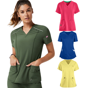 SAOMAI FMF Usine Personnalisable Femmes Scrubs Médicaux Top Shirt Uniformes D'hôpital ODM/OEM Options Disponibles Offre Spéciale - Product Image 2