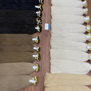 Produit super populaire, prix d'usine, cheveux humains vierges vietnamiens en vrac, 100% cheveux humains, mèches de cheveux de haute qualité, sans nœuds - Product Image 1