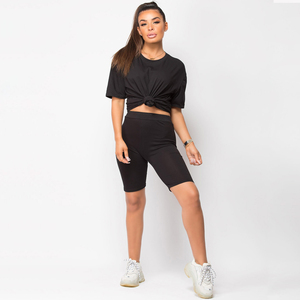 Vêtements pour femmes, ensemble décontracté d'été en 2 pièces, chemise ample en coton pour femmes et short, ensemble 2 pièces de haute qualité, vente en gros - Product Image 5
