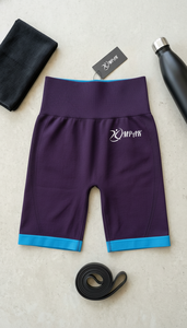 Shorts de sport pour femmes, taille élastique premium, effet froncé, séchage rapide, respirant, sans couture, en nylon/coton, pour entraînement et yoga - Product Image 6