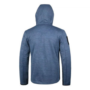 Sweat à capuche en molleton brodé de luxe pour homme, mélange de coton doux, pull personnalisé avec logo, streetwear tendance - Product Image 2